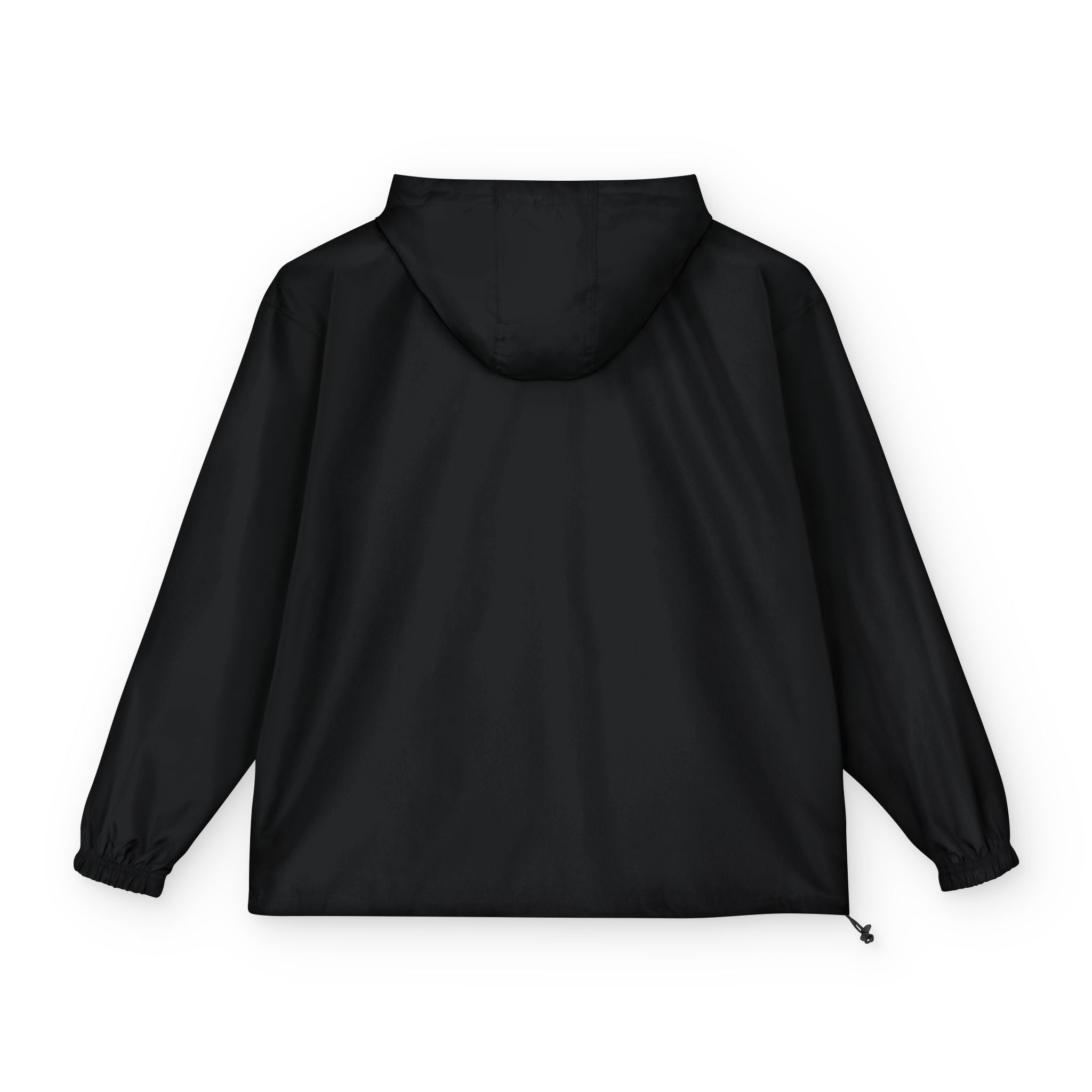 Anorak Jacket — Black "Honoree" Minimal Packable Windbreaker